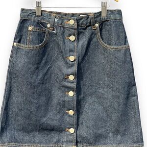 ASOS Denim button up skirt